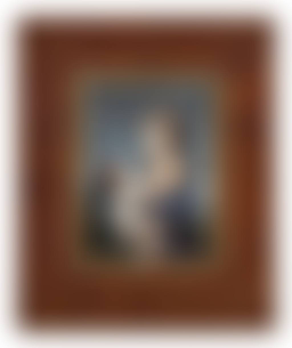 Portrait of baroness Dannery, Superintendent of the Royal House of Education of the Legion of Honour in Saint Denis, holding her son Jean Germain Samuel (preview)