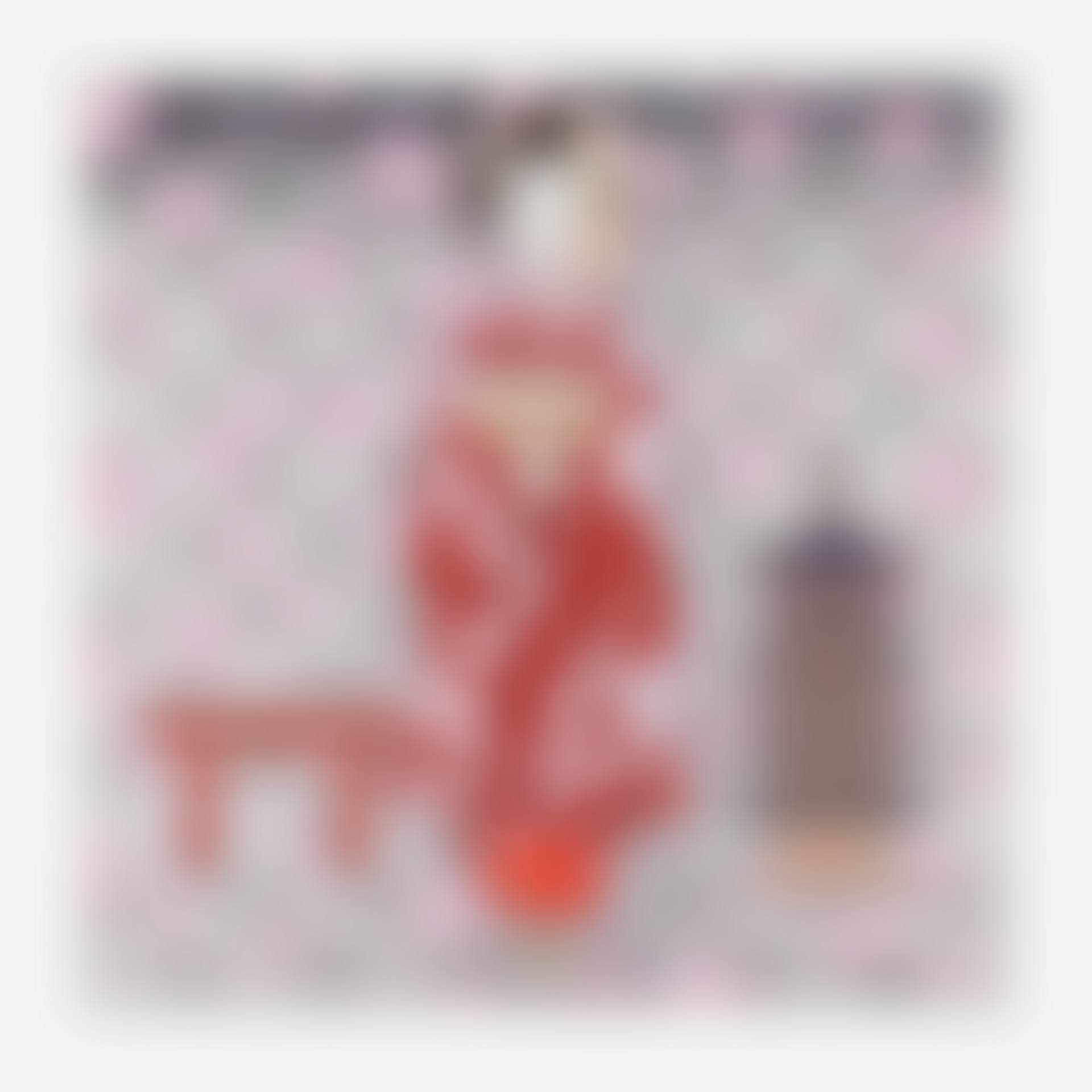Maiko in Kyoto, Cherry Blossoms on Red (preview)