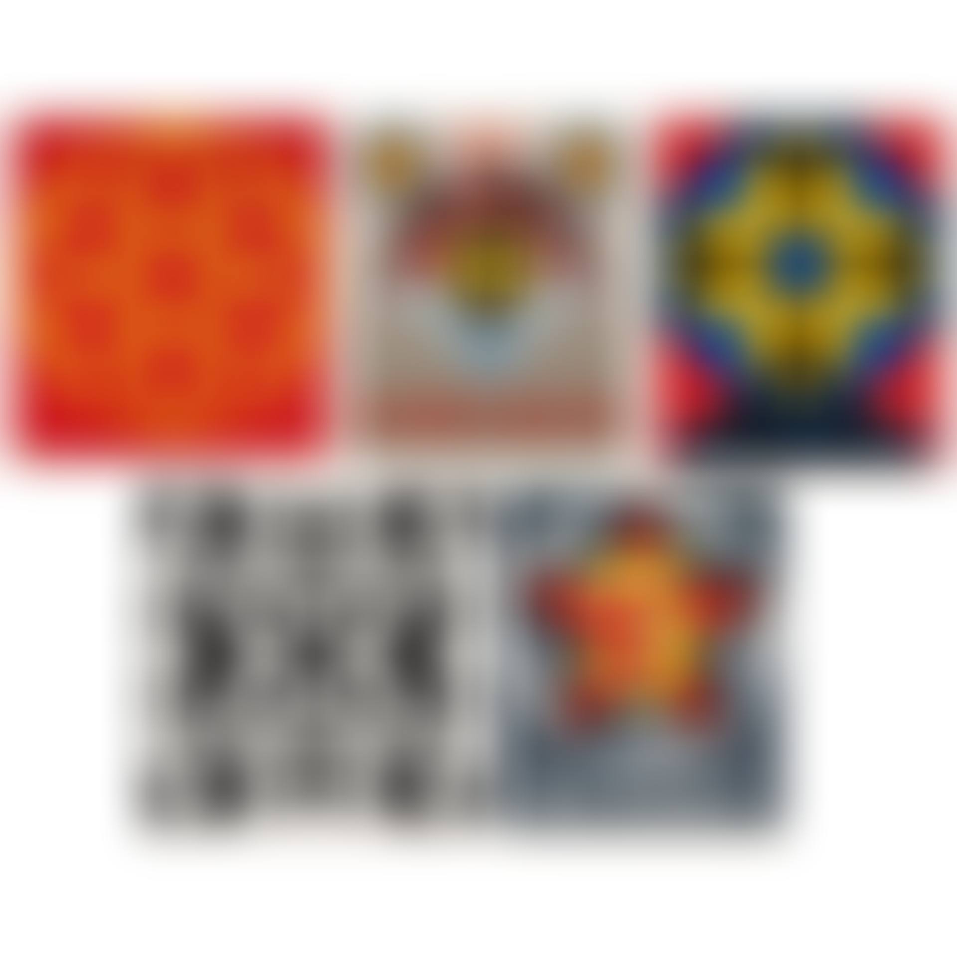 Five plates, from Decade (5 works) (Sheehan 64-66, 71-72; Schwarz 1971.06) (preview)