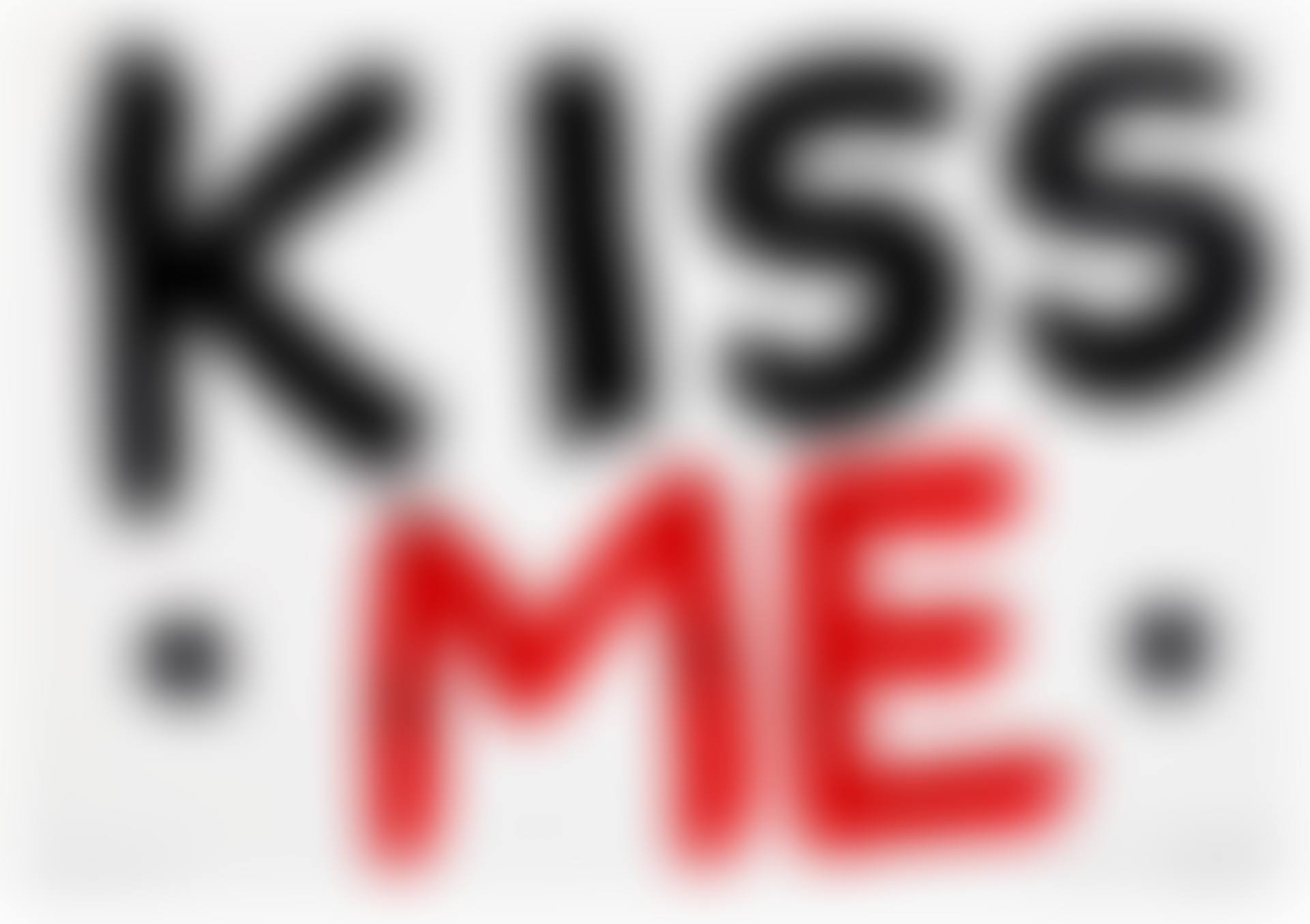 KISS ME (RED & BLACK) (preview)