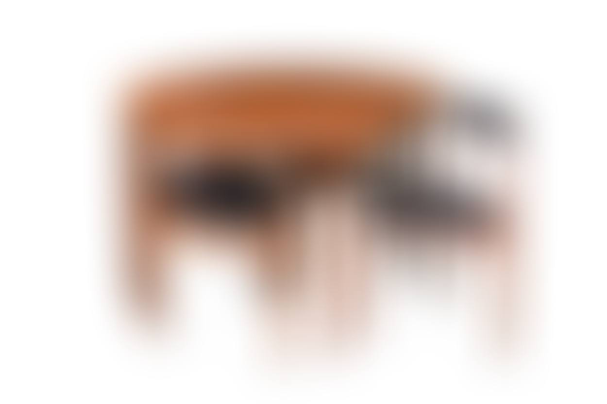 A danish teak dining table and four hideaway chairs (preview)