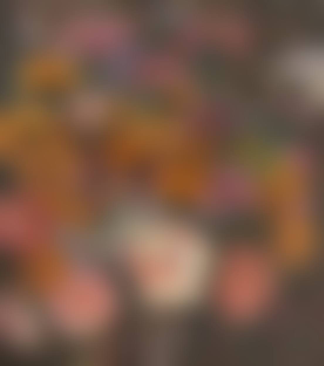 Still life of an Autumnal bouquet of asters, lilies, pot marigolds and strawflower (preview)