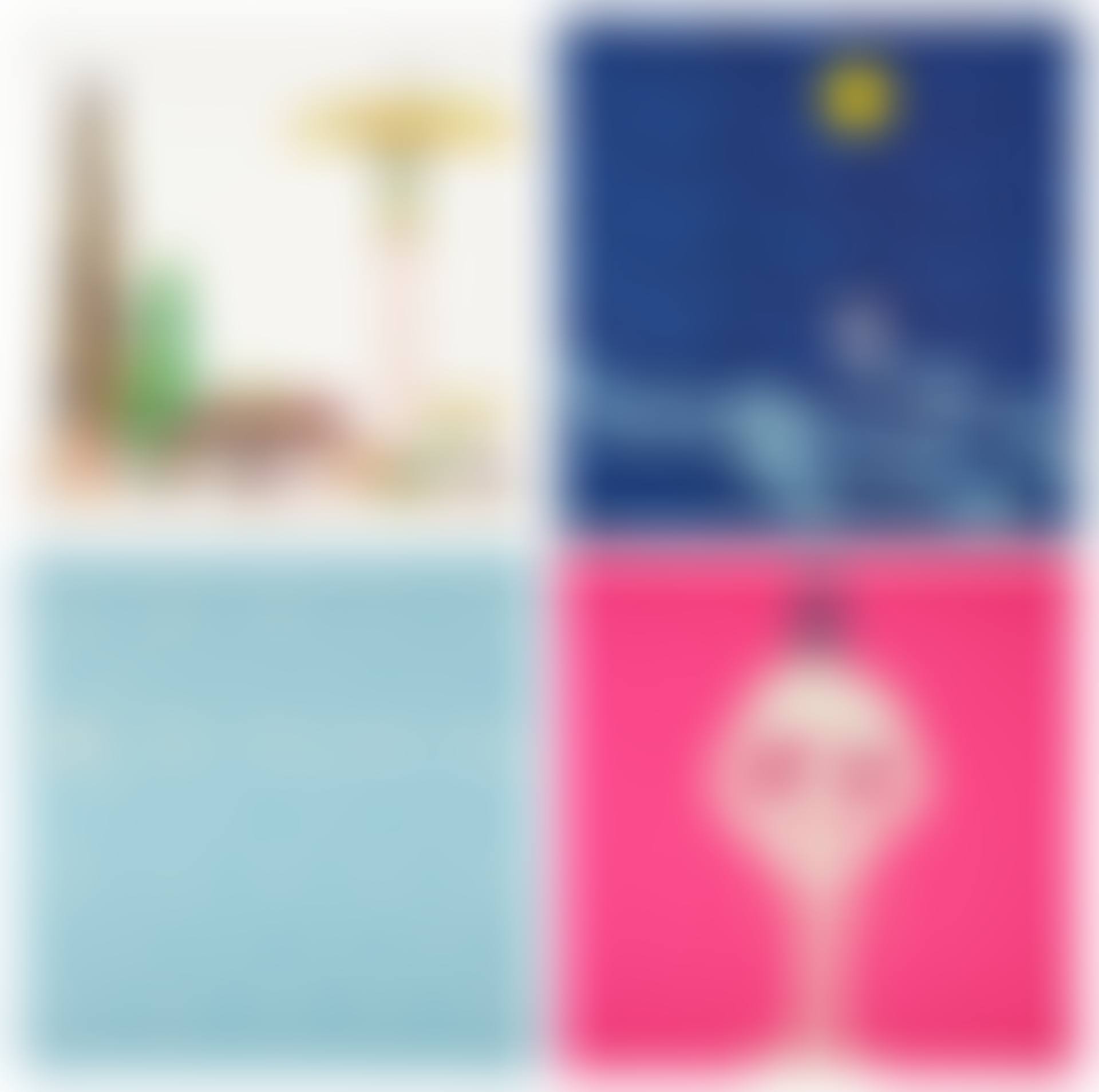 Into the Dream [Jumbo Corn Head Mushroom]; Moon; Snow; and Mushroom Bomb PINK (preview)