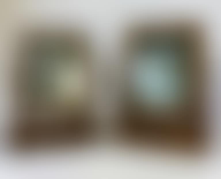 Set of two table mirrors / small rectangular dressing tables (preview)