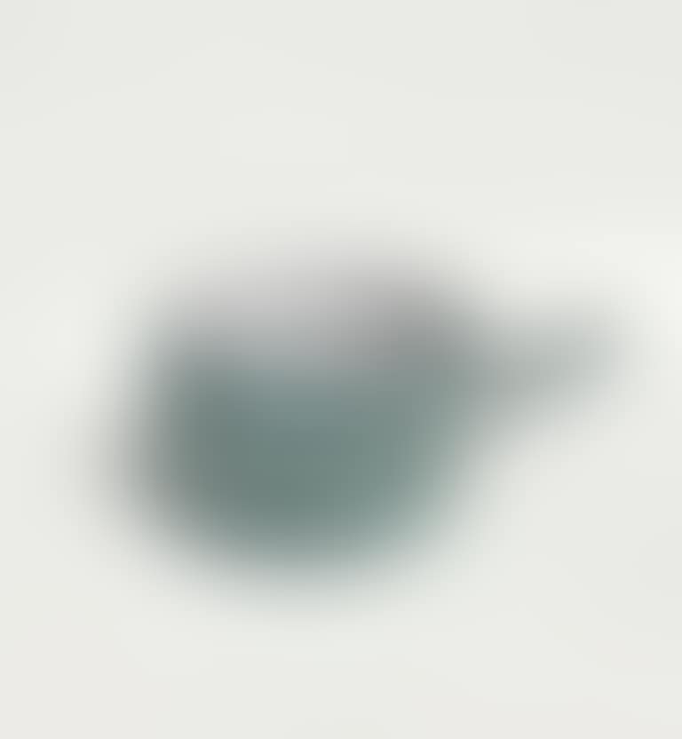 Large enameled ceramic pan with black, green and ochre decoration (preview)