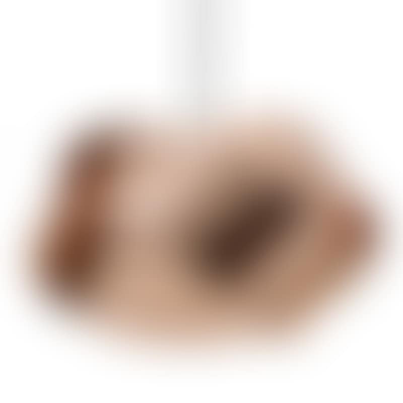 Pendant with curved and braided copper shade (preview)