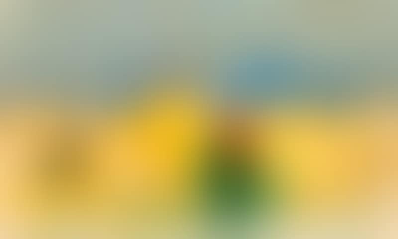 Harvest landscape with figures (preview)