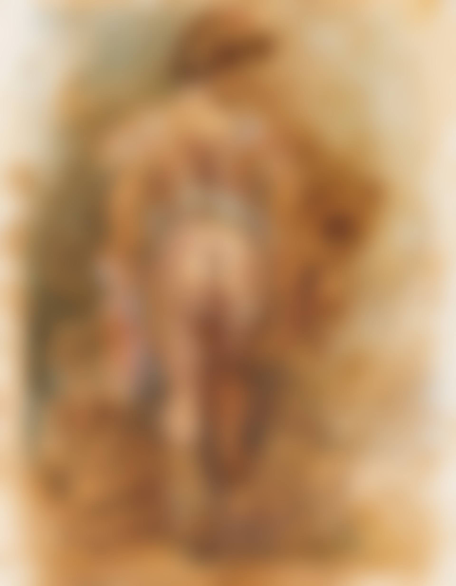 Stehende von hinten (sich beim Entkleiden ein Bild betrachtend) (preview)