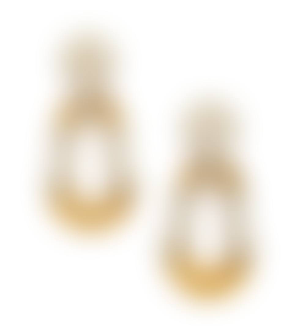 A pair of 18 carat gold diamond and citrine earrings (preview)