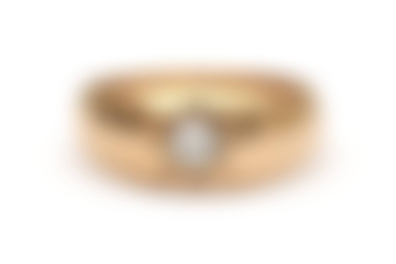An 18 carat yellow gold diamond "gypsy" ring (preview)