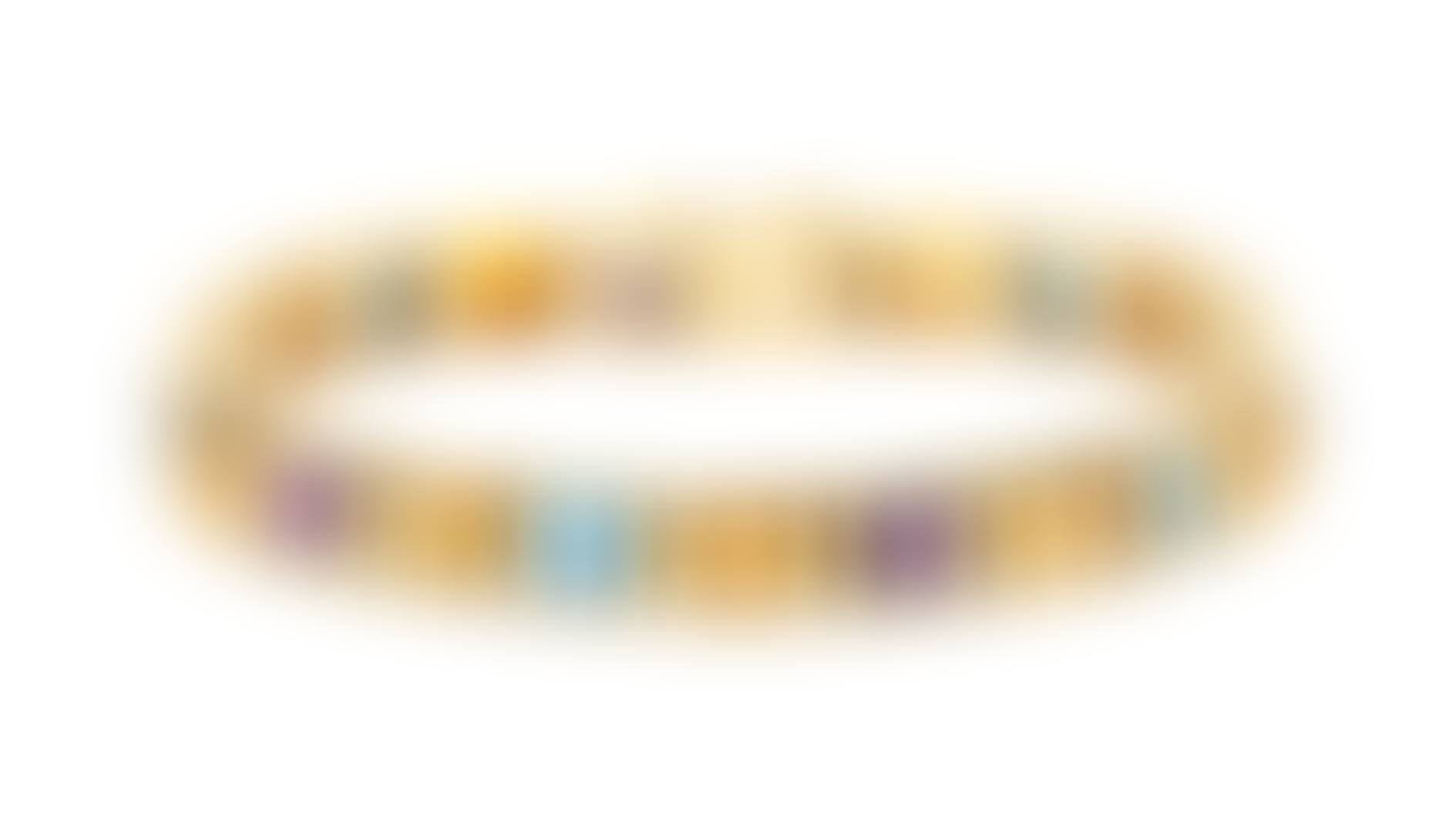 An 18 carat yellow gold gem set bracelet (preview)