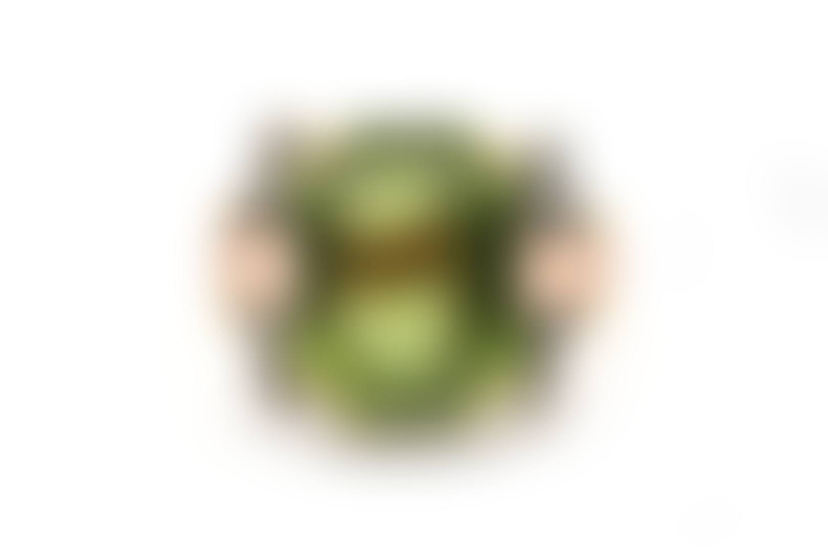 A 14 carat gold peridot and diamond cocktail ring (preview)