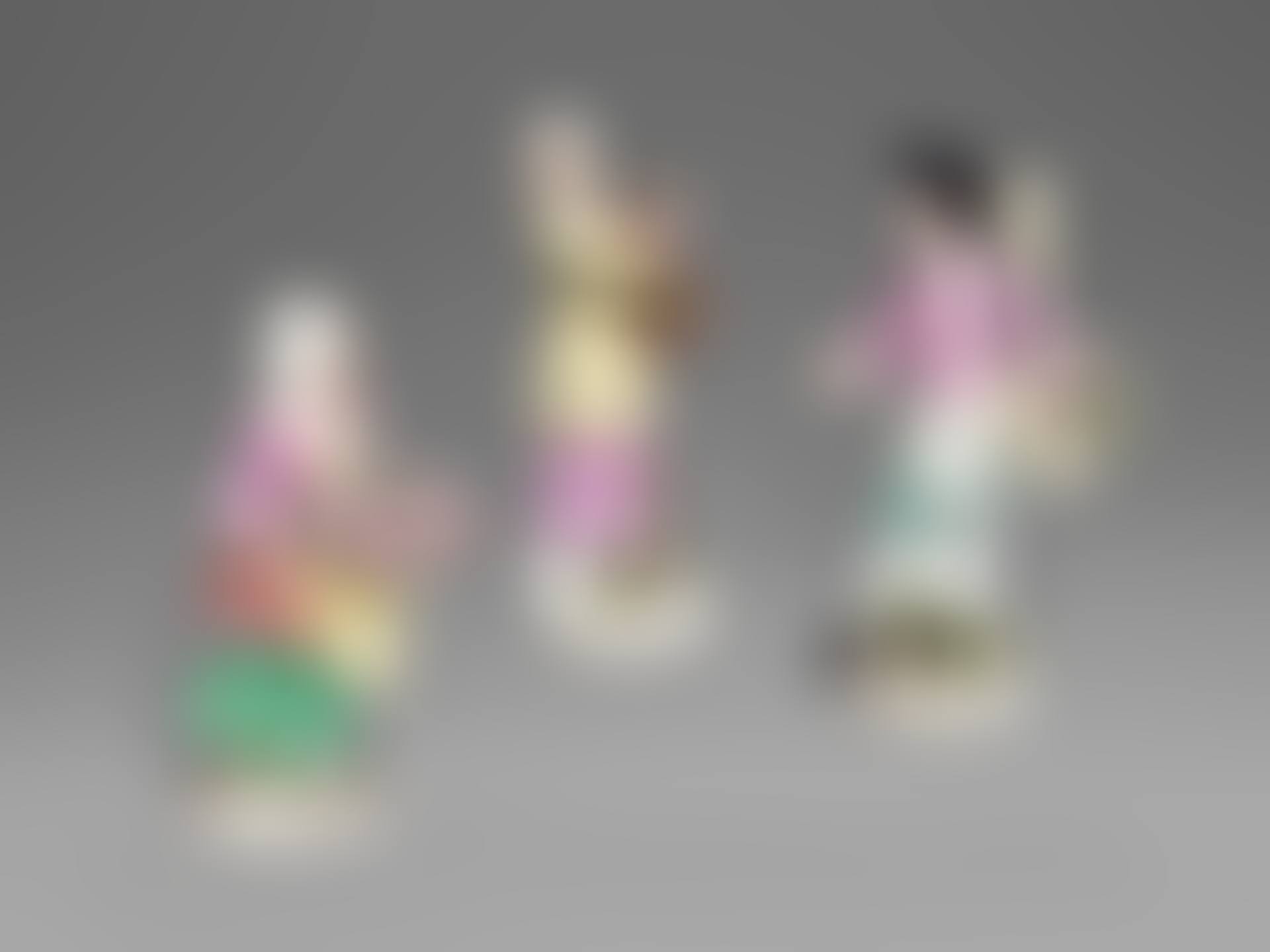 THREE MEISSEN PORCELAIN "CRIS DE PARIS" FIGURES OF FISH AND GAME SELLERS (preview)