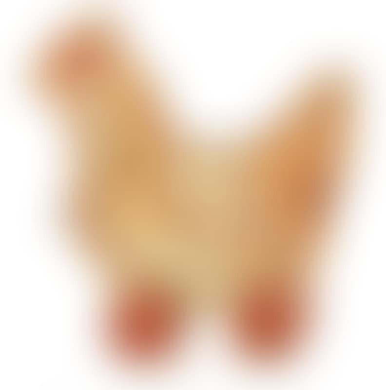 Hen made of carved and painted wood (preview)
