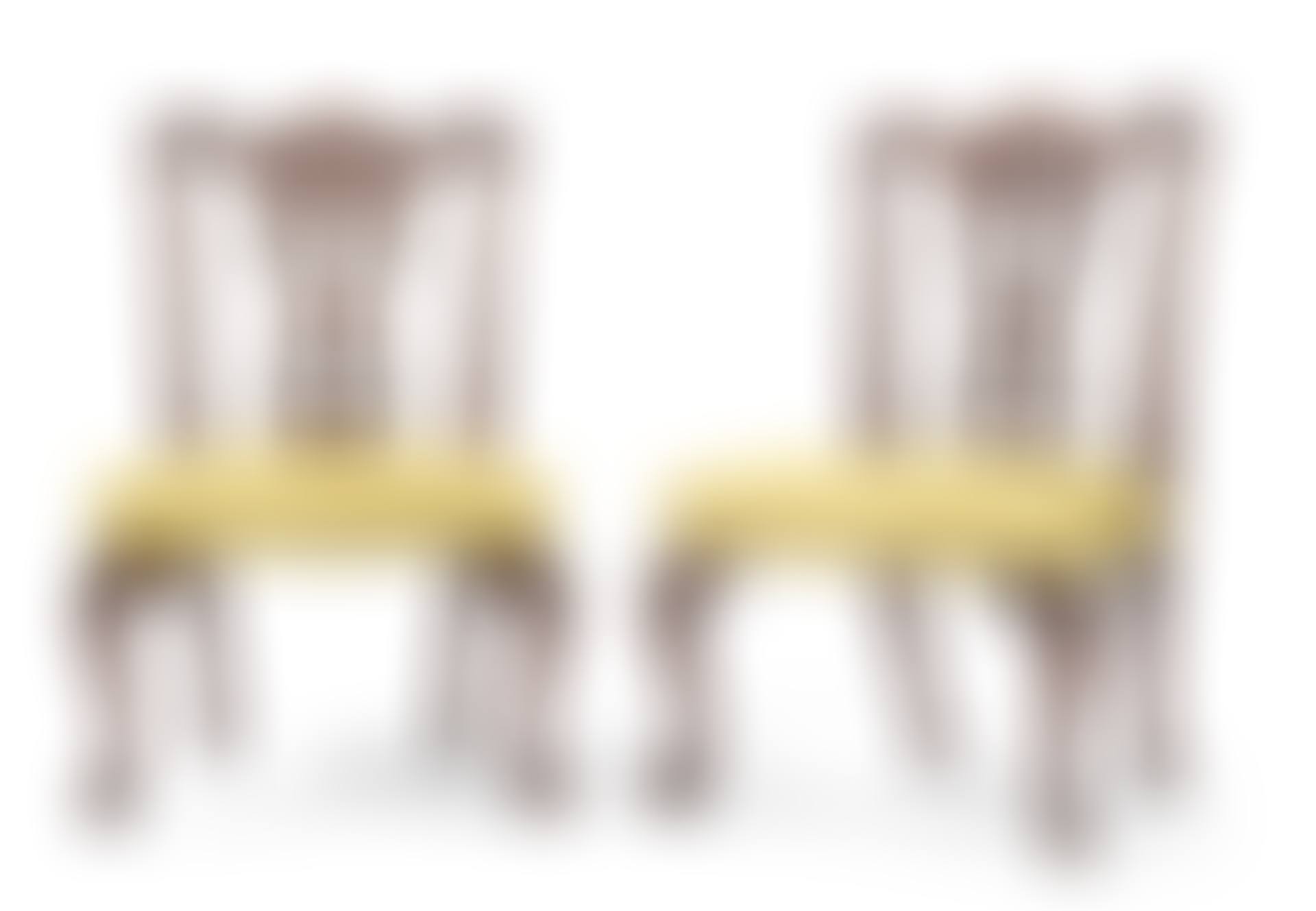 A PAIR OF GEORGE III MAHOGANY SIDE CHAIRS (preview)