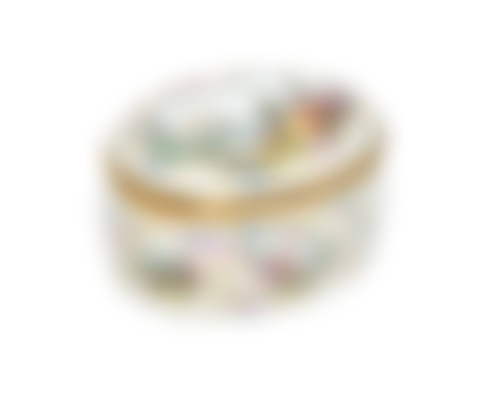 A GOLD-MOUNTED MEISSEN PORCELAIN OVAL SNUFF-BOX AND COVER (preview)