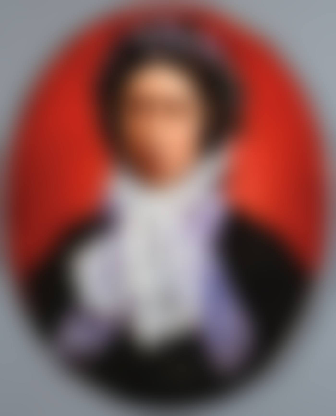 Portrait of a Woman with Floral Decorated Lace Bonnet (preview)