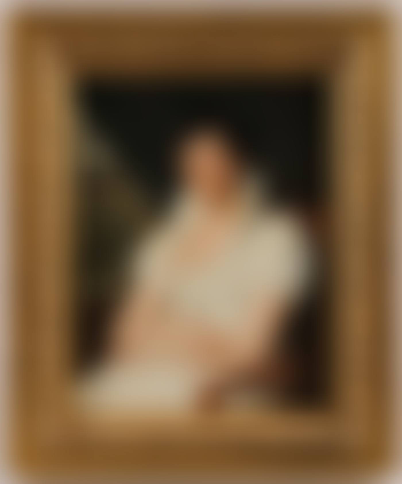 Portrait of a Woman Seated Near Window- (preview)