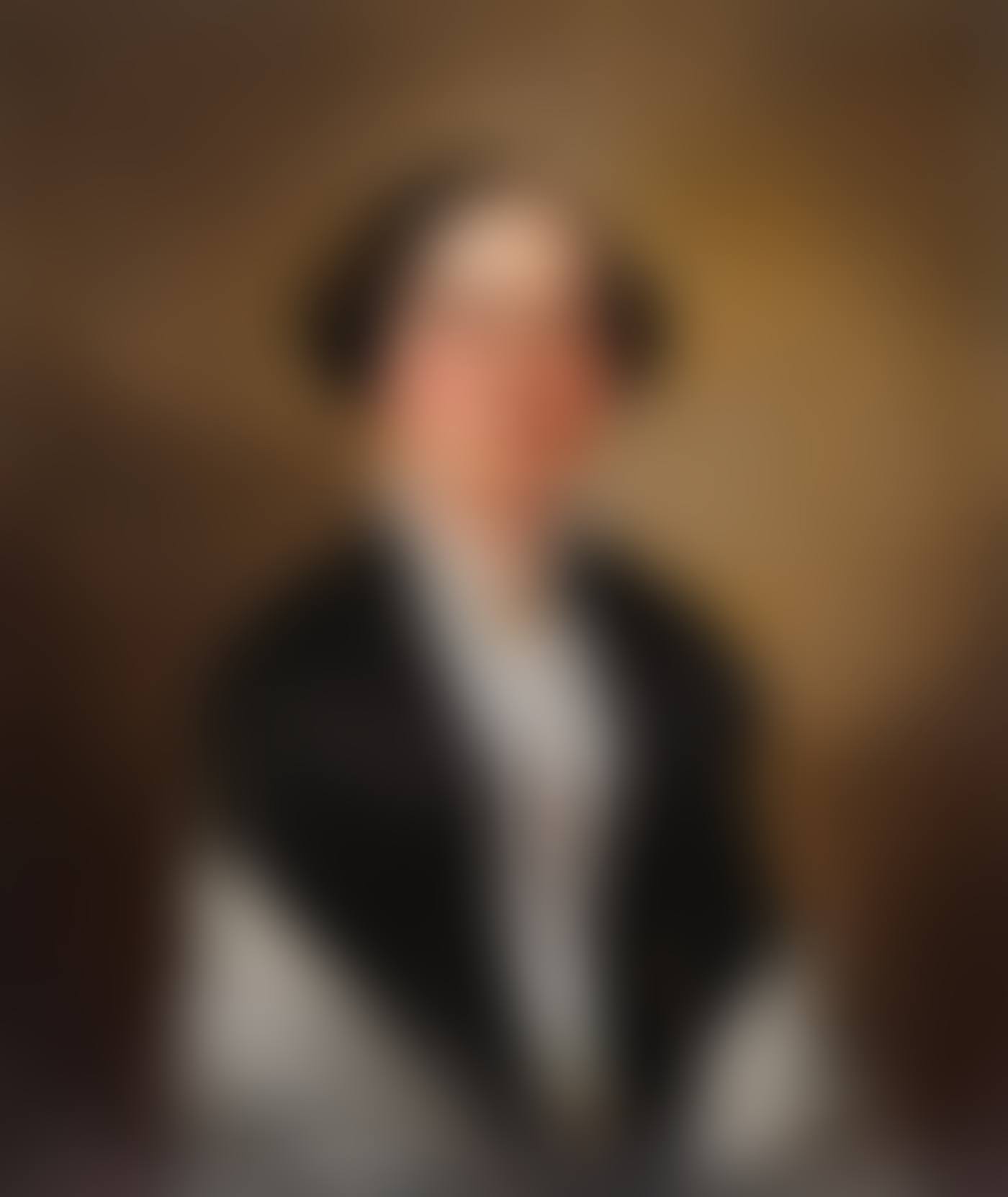 Portrait of a Woman with Gold Earrings and Brooch (preview)