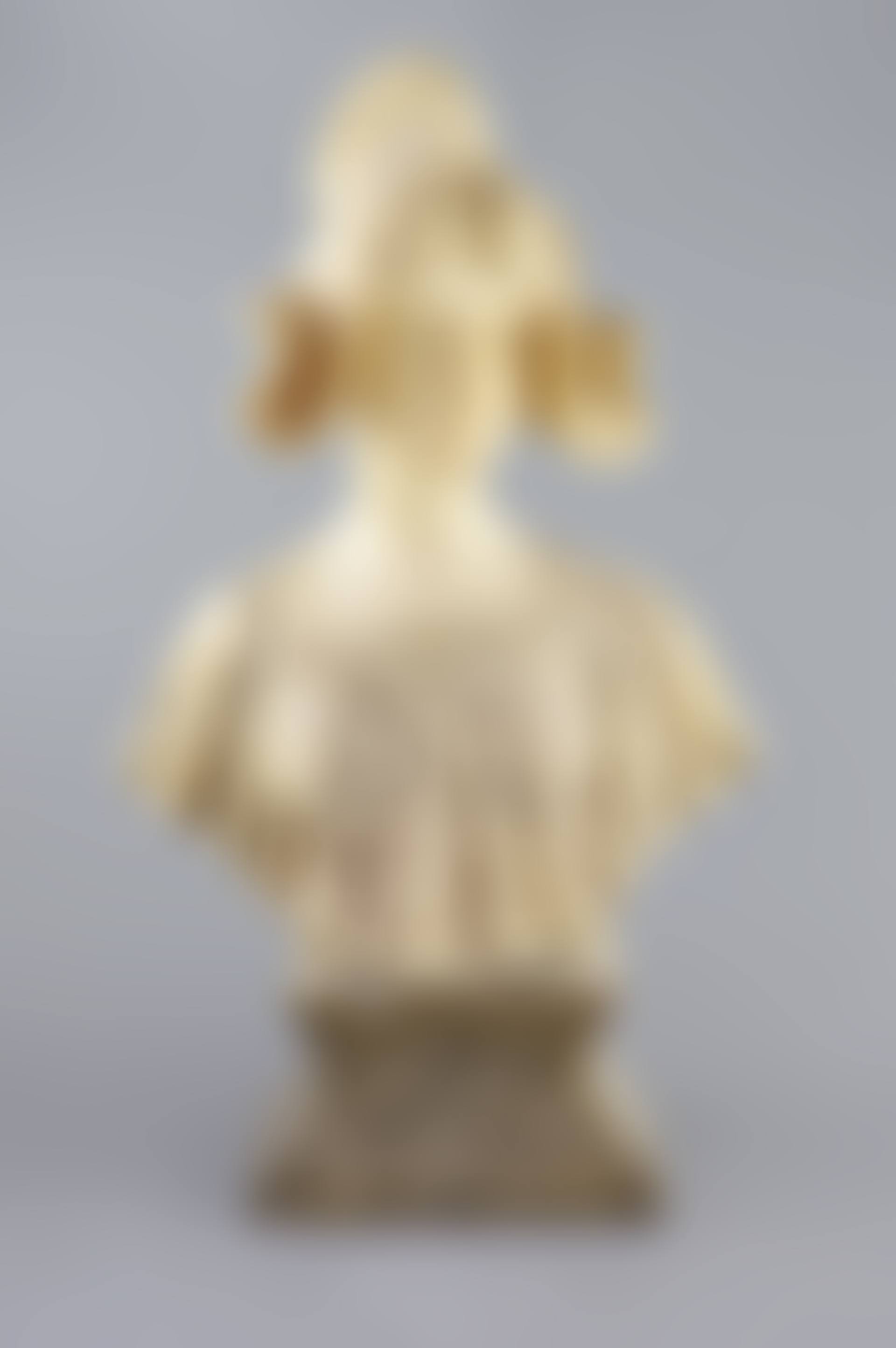 An Italian marble and alabaster bust of a Dutch girl (preview)