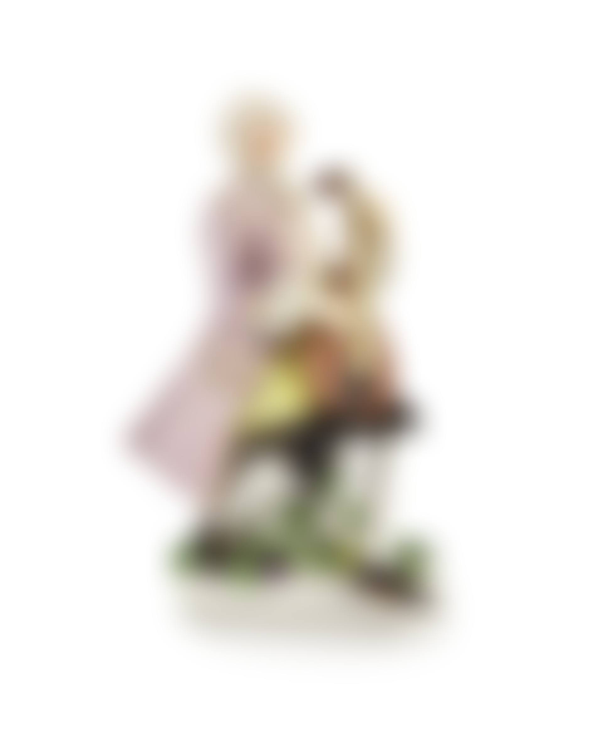 A Meissen figure of a lute player (preview)
