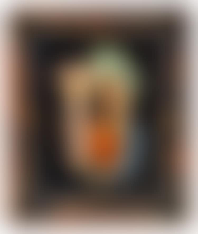 Behind glass picture; Bust of the Virgin Mary with Fatschenkind (preview)