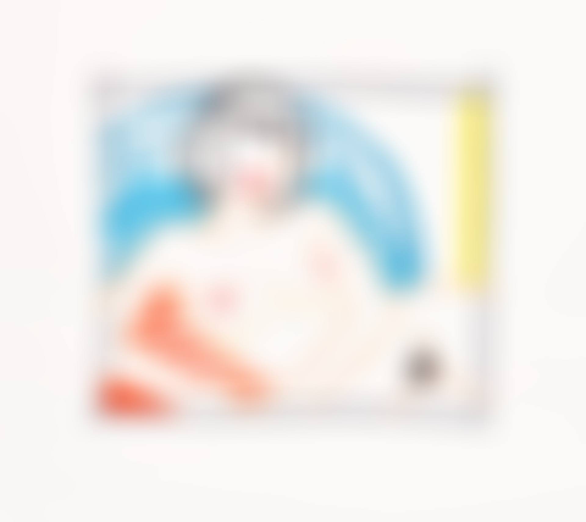 Monica Nude With Yellow Curtain (W.P.I. P91EA06) (preview)
