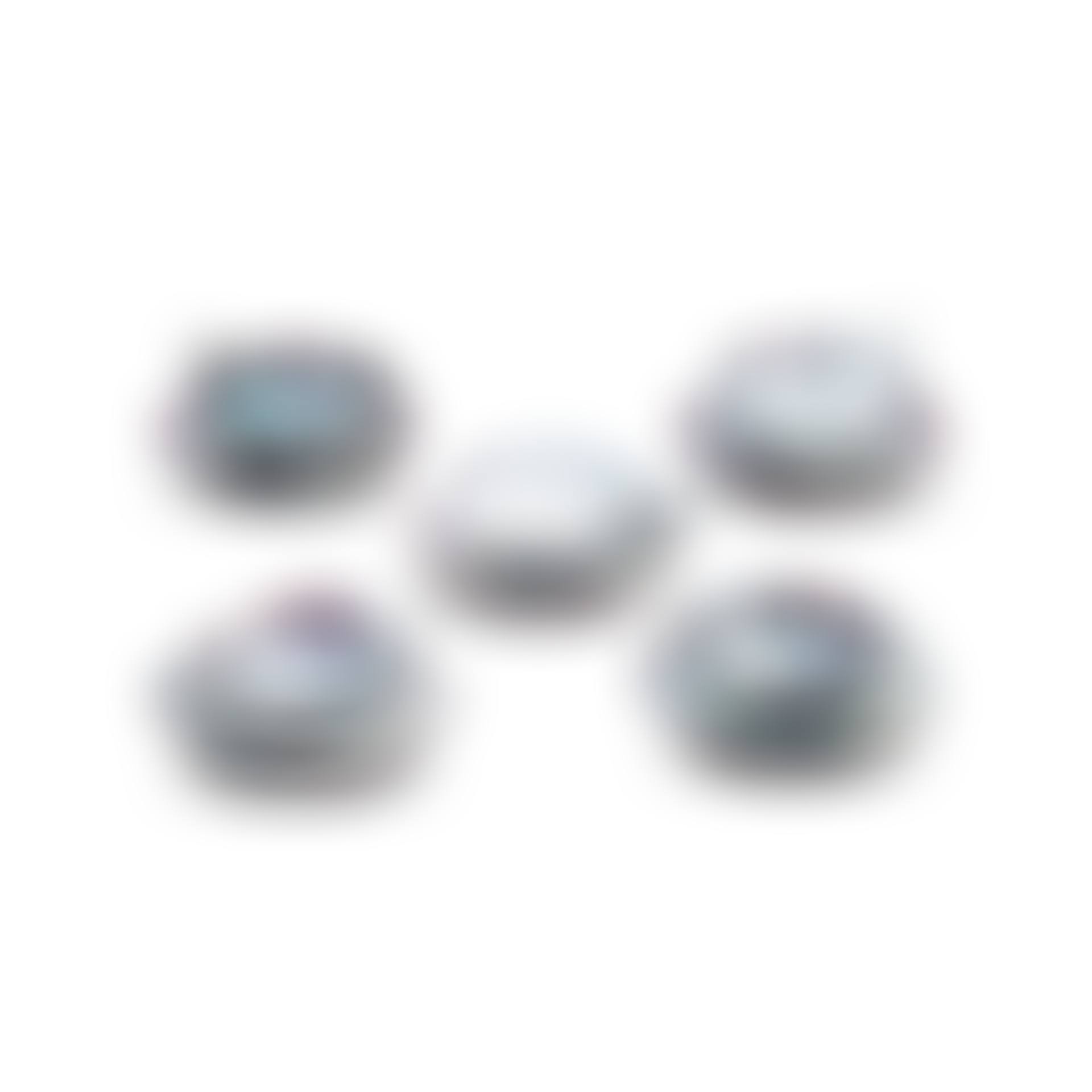 Set of 5 cups, their saucer and a bowl (preview)