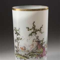 A Goblet With An Erotic Motif
