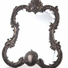 Tischstand-Toilettespiegel Im Rokokostil, Wien Um 1900