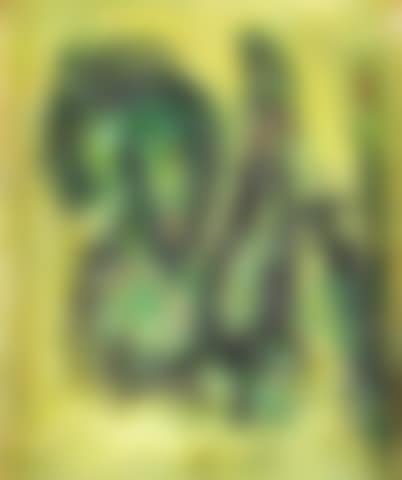 Paisley Composition in Green (preview)