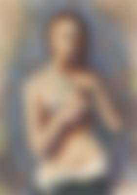 Mädchen sich kämmend (Girl combing her hair) (preview)
