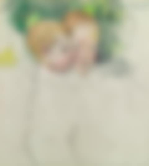 WOMAN AND CHILD IN FRONT OF A FRUIT TREE (preview)