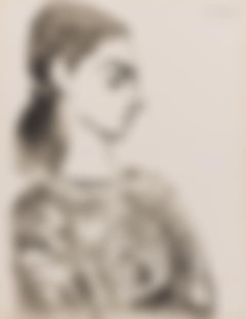 FEMME AU CORSAGE À FLEURS (BLOCH 846; MOURLOT 307) (preview)