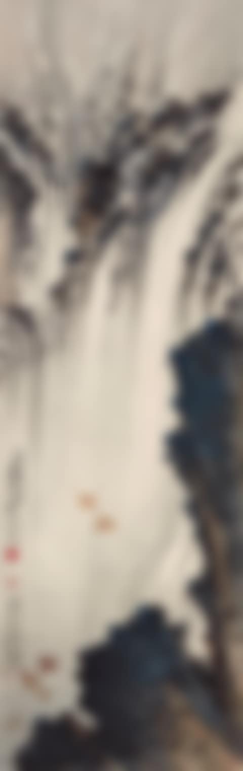 FALLING LEAVES BY THE WATERFALL (preview)