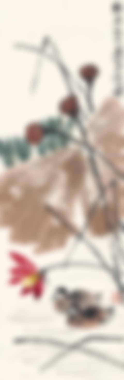 MANDARIN DUCKS IN LOTUS POND (preview)