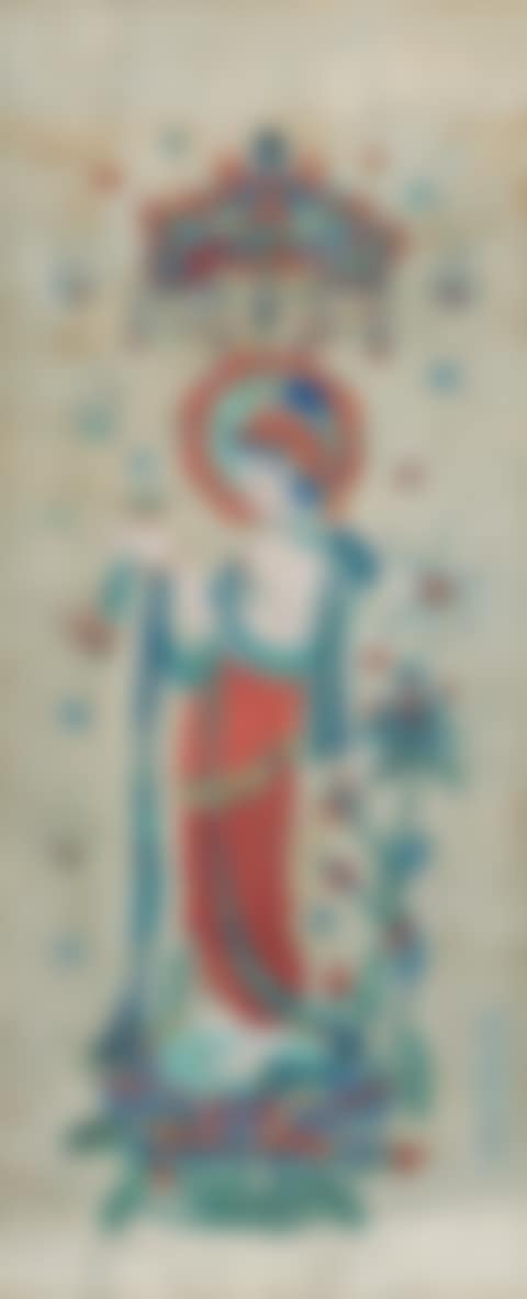 BUDDHIST MURAL PAINTING AFTER TANG ARTISTS (preview)