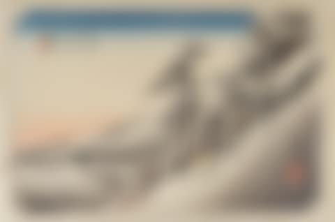 Kameyama yukibare (Clear Weather after Snow at Kameyama) (preview)