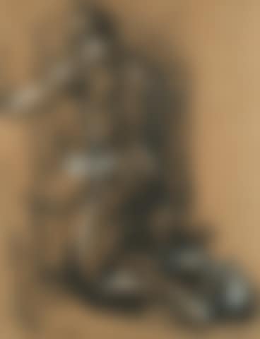 Kneeling male nude (preview)