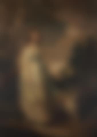 Portrait of Mary-Jane Ormsby of Porkington, full-length, with her dog (preview)