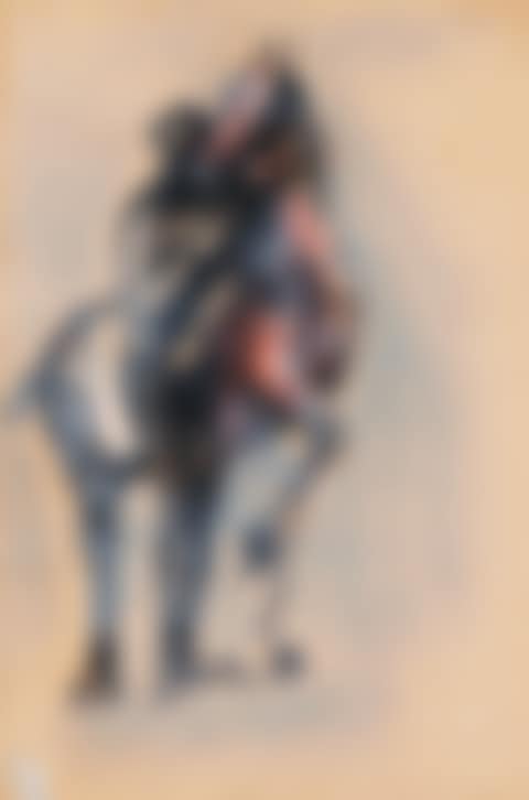 CHEVAL ET PERSONNAGE DEBOUT (preview)