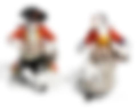 A pair of figures of Hurdy Gurdy players (preview)
