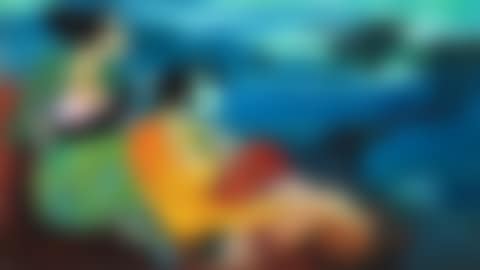 TWO WOMEN OVERLOOKING A RIVER  (preview)