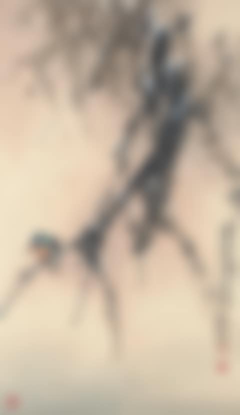 KINGFISHER PERCHING ON THE BRANCH (preview)
