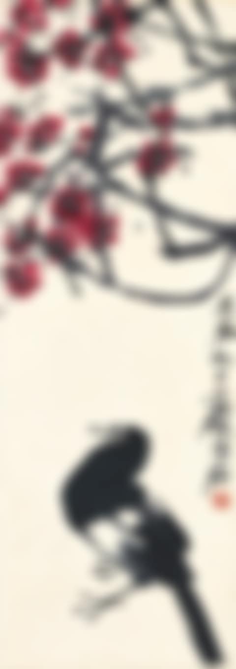 MAGPIE UNDER PLUM BLOSSOMS (preview)