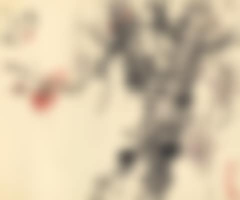 PLUM BLOSSOMA ON GNARLED BRANCHES (preview)