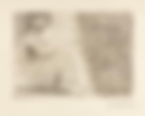 MINOTAURE ENDORMI CONTEMPLÉ PAR UNE FEMME (B. 193; BA. 352) (preview)