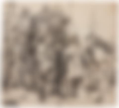 FIVE SOLDIERS AND A TURK ON HORSEBACK (B. 88; M., HOLL. 81) (preview)