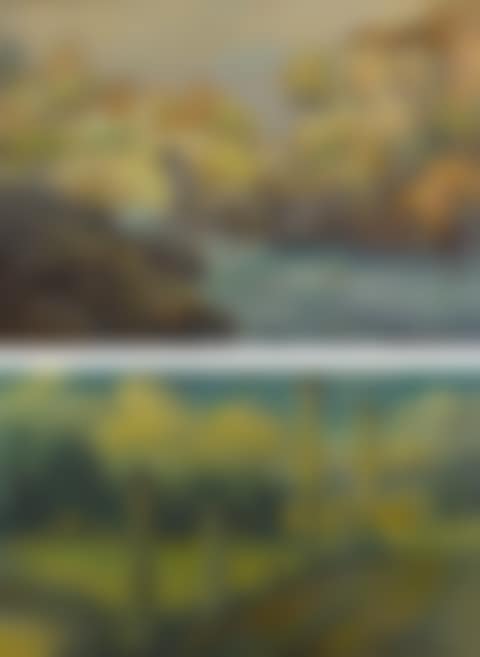 THE RAPIDS, LAUFENBURG, SWITZERLAND AND COLUMNS IN LANDSCAPE: TWO WORKS (preview)