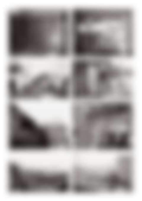 Eight works: (i) Airport; (ii) Hong Kong Airport; (iii) Pedestrian Walkway and Signs; (iv) Street Scene with People and Bus; (v) Andy Warhol with Christopher Makos; (vi) Airport; (vii) Hong Kong; (viii) Hong Kong Harbour (preview)